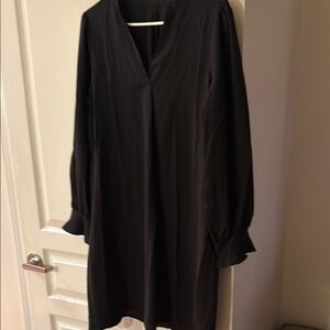 SHEIN Black Long Sleeve Dress